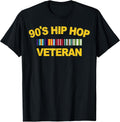 Vintage 90's Hip Hop Veteran - Adult & Kids T-Shirts, Sweatshirts & Hoodies apparel design preview 1
