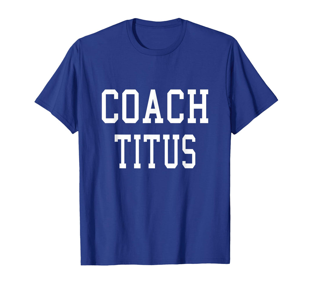 Coach Titus Custom Football Soccer T-Shirt - Minimalist Print Men Women - T-Shirt, Sweatshirt, Hoodie