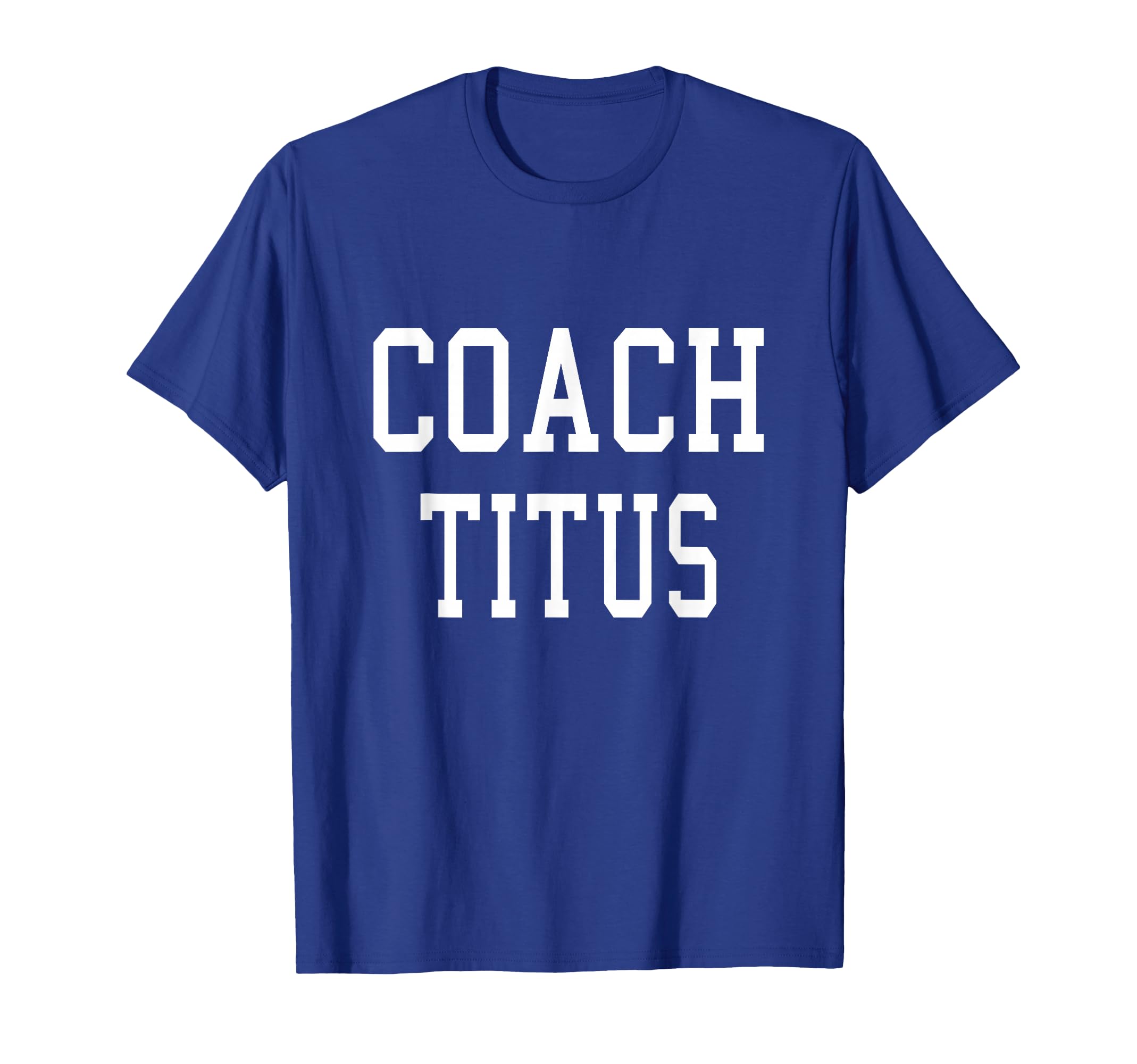 Coach Titus Custom Football Soccer T-Shirt - Minimalist Print Men Women - T-Shirt, Sweatshirt, Hoodie