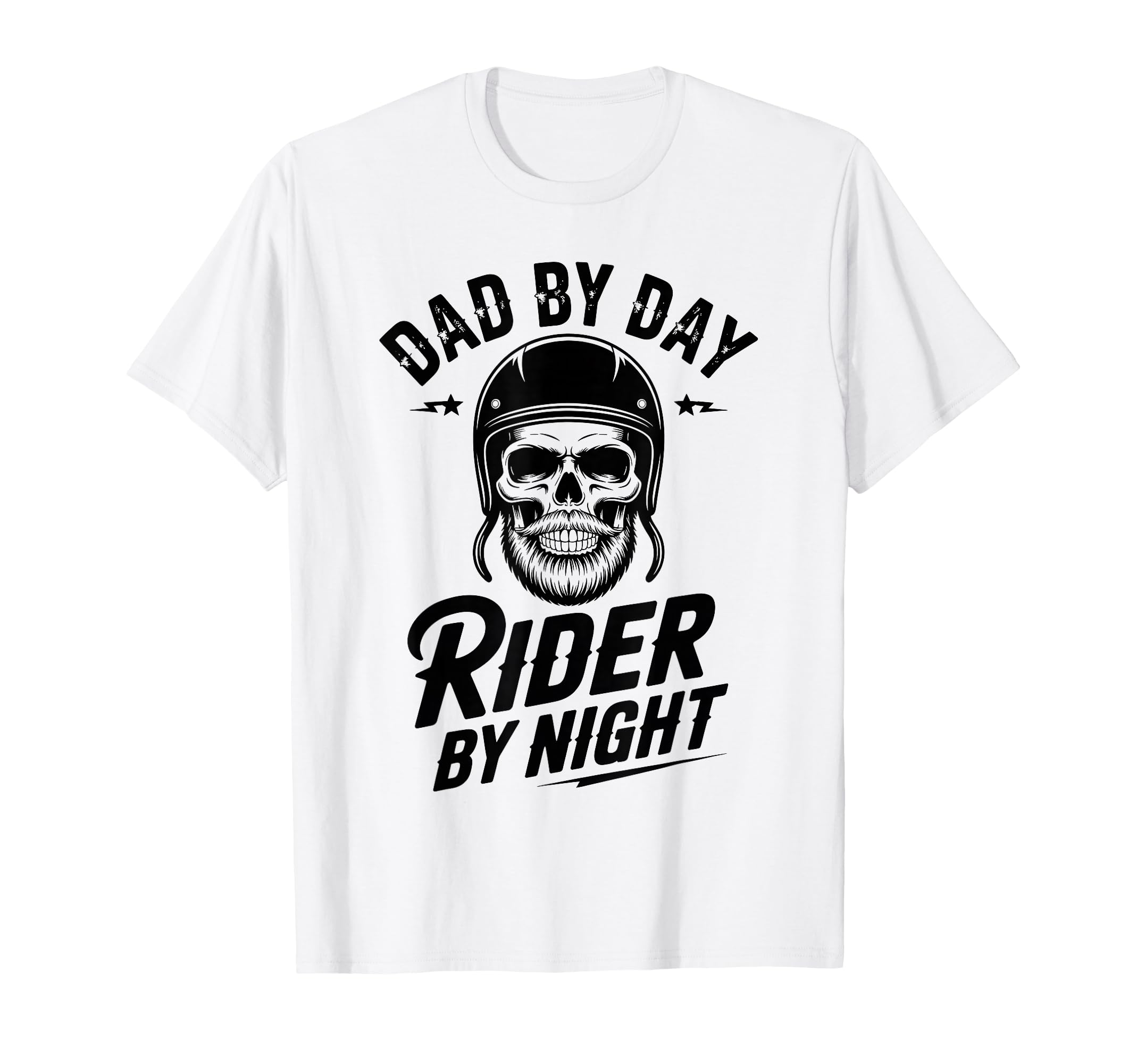 Dad Day Rider Night Funny Motorcycle Dad T-Shirt - Streetwear Style Unisex - T-Shirt, Sweatshirt, Hoodie