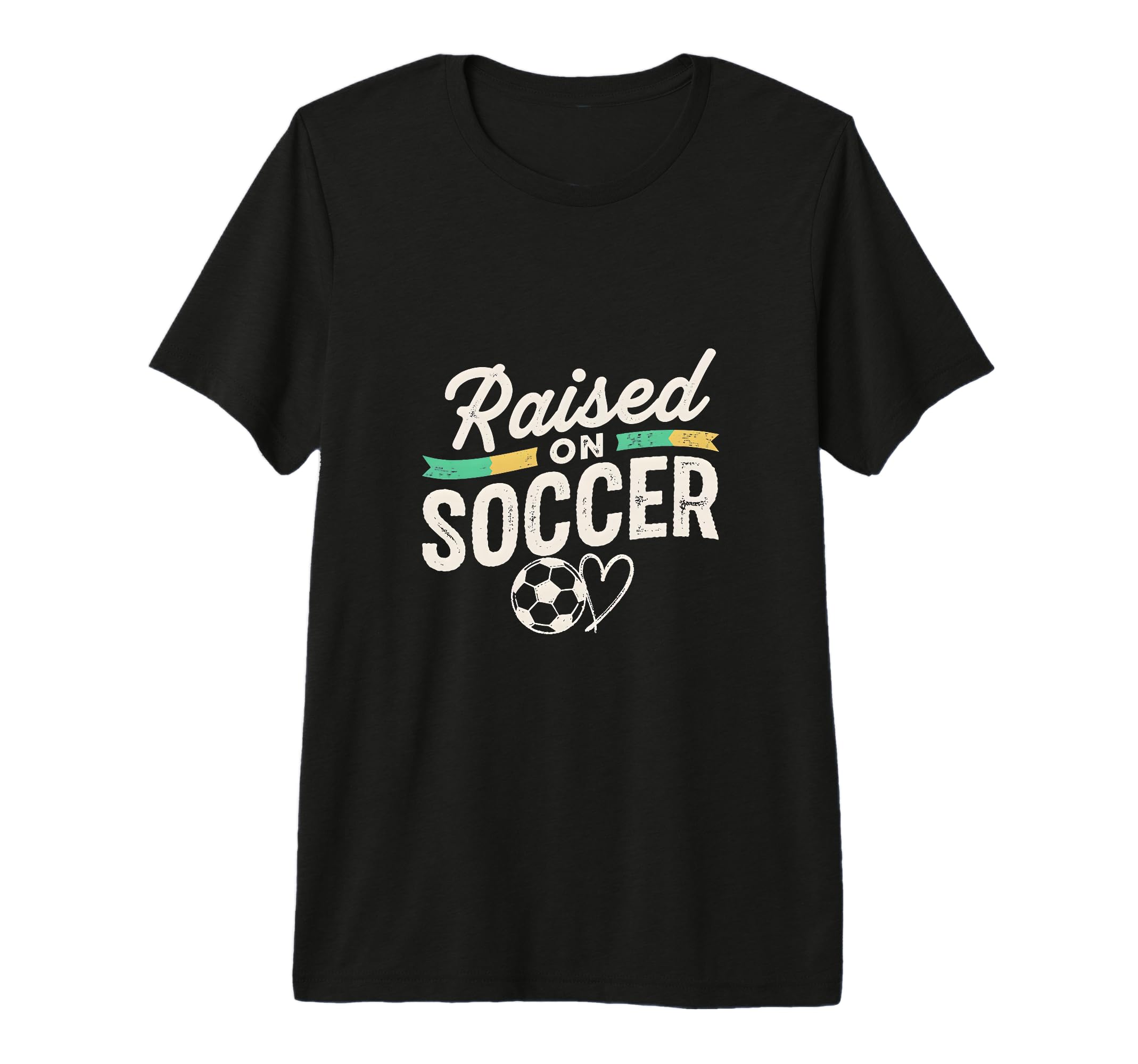 Raised Soccer Mom Family Pride Tri Blend T-Shirt - Custom Art Print Unisex - T-Shirt, Sweatshirt, Hoodie