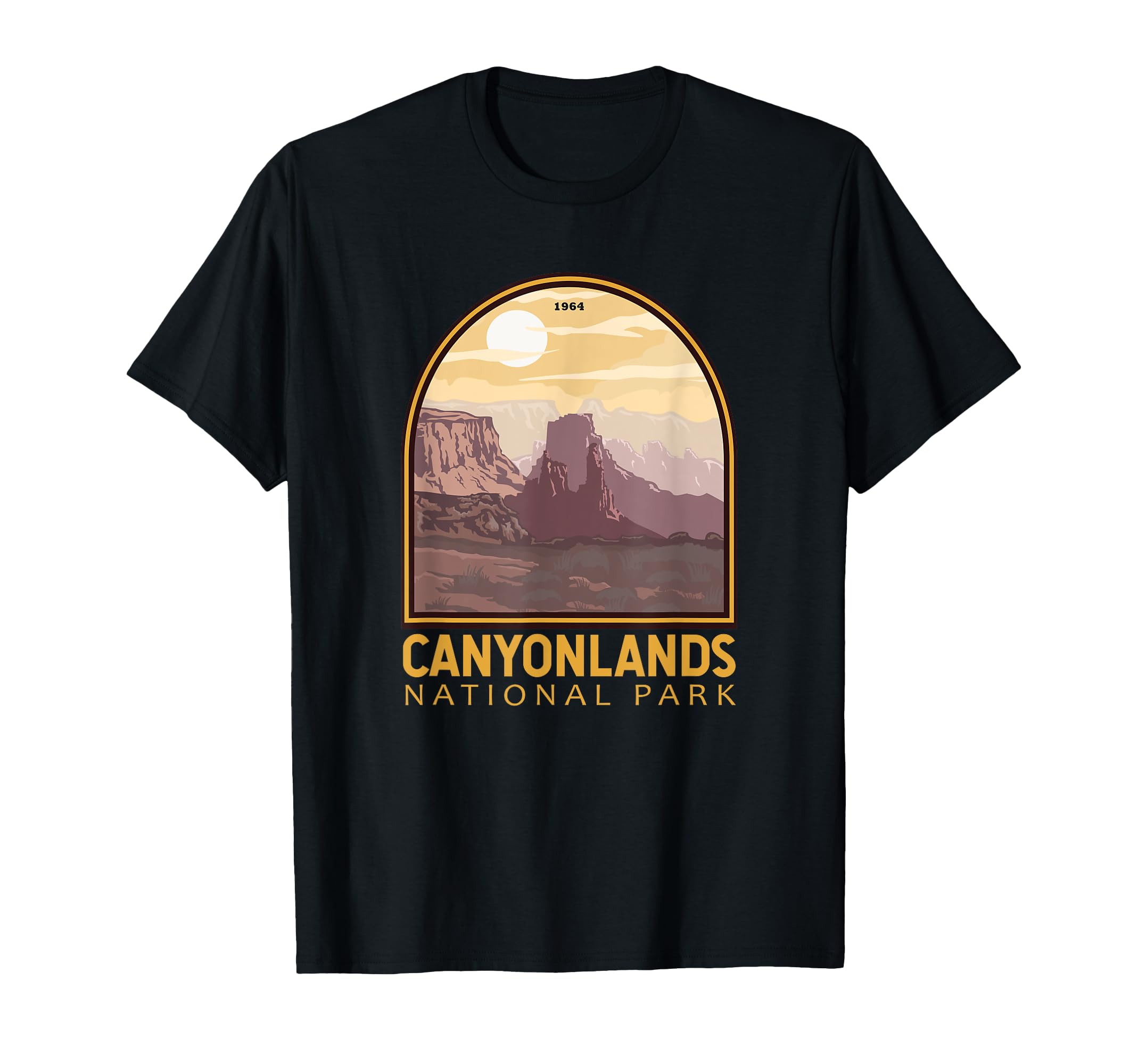 Canyonlands National Park Emblem T-Shirt - Streetwear Style for Adults - T-Shirt, Sweatshirt, Hoodie
