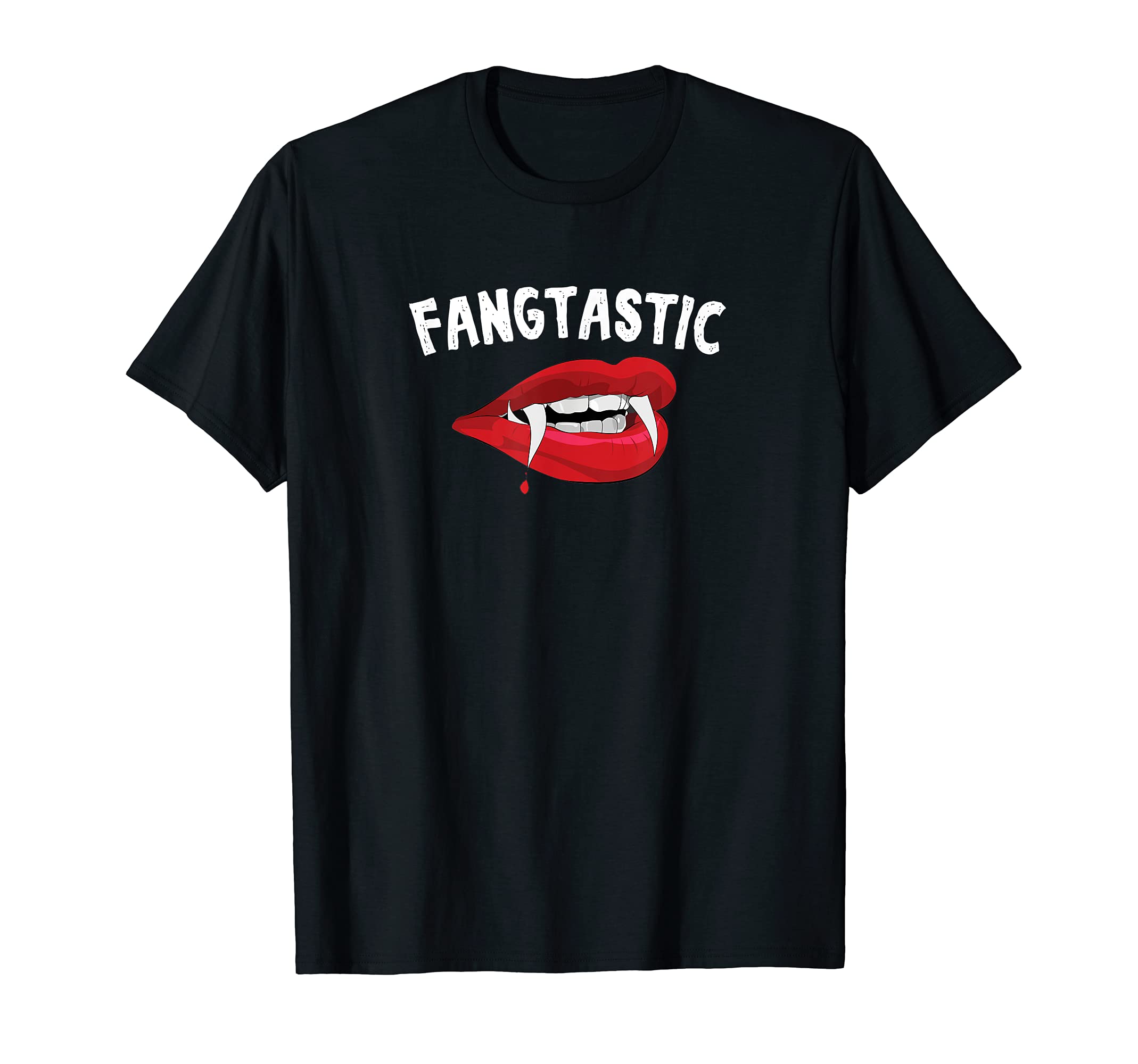 Fangtastic Vampire Funny Dad Joke T-Shirt - Minimalist Print Men Women - T-Shirt, Sweatshirt, Hoodie