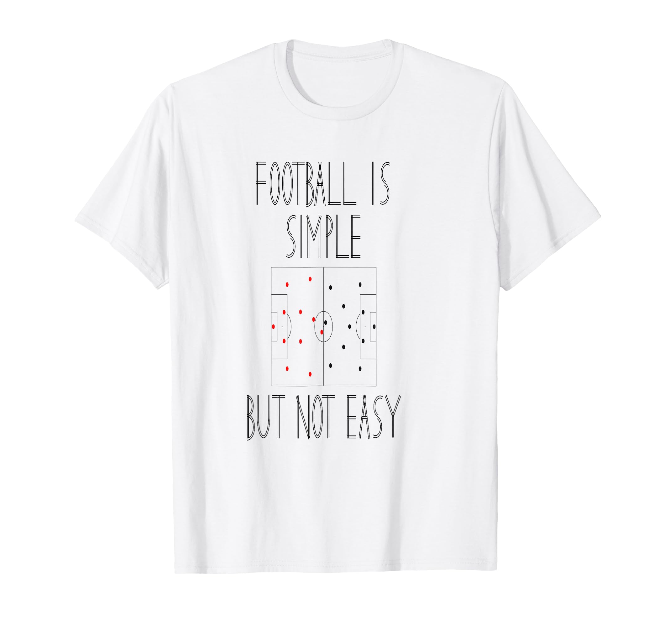 Football Is Simple Football T-Shirt - Casual Everyday Wear for Adults - T-Shirt, Sweatshirt, Hoodie
