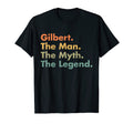 Mens Gilbert Myth Legend Dad Grandpa T-Shirt - Minimalist Print Unisex - T-Shirt, Sweatshirt, Hoodie