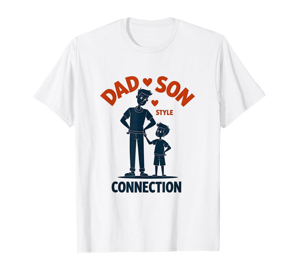 Dad Son Connection Matching T-Shirt - Graphic Print Men Women - T-Shirt, Sweatshirt, Hoodie