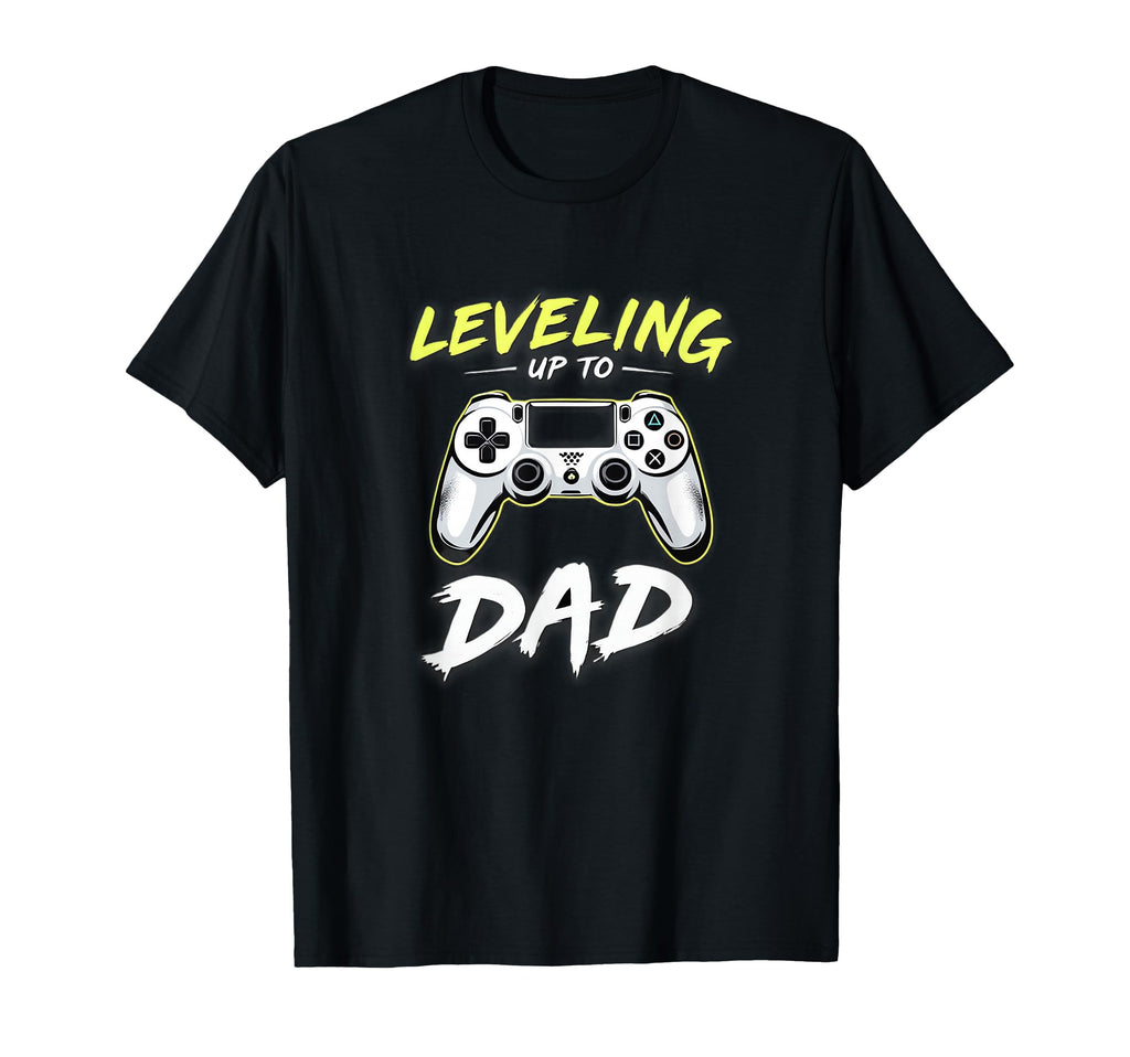 Leveling Up To Dad Awesome Gamer T-Shirt - Fun Novelty Design for Adults - T-Shirt, Sweatshirt, Hoodie