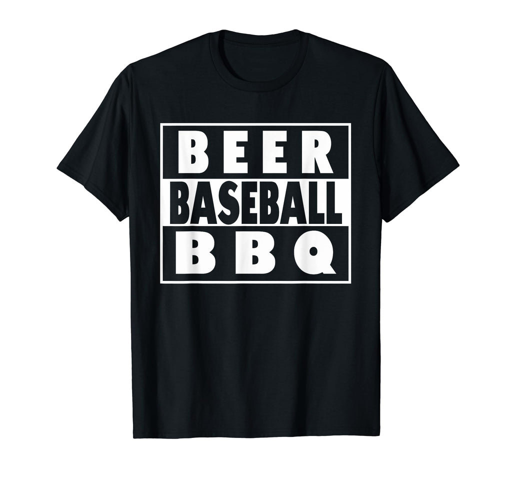 Beer Baseball Bbq Straight Outta T-Shirt - Casual Everyday Wear Unisex - T-Shirt, Sweatshirt, Hoodie