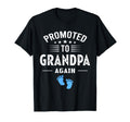 Funny Promoted To Grandpa Again Its T-Shirt - Trendy Graphic Unisex - T-Shirt, Sweatshirt, Hoodie