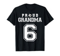 Number 6 Custom Proud Soccer Futbol T-Shirt - Minimalist Print for Adults - T-Shirt, Sweatshirt, Hoodie