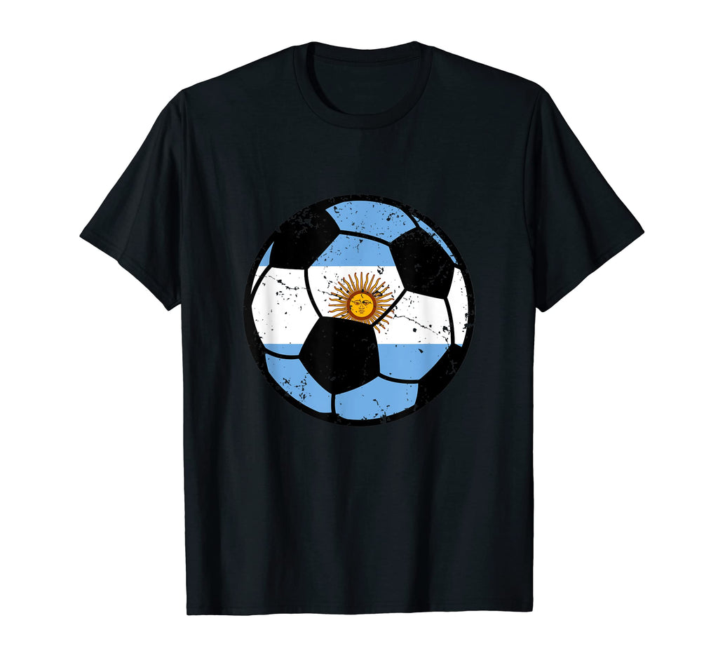 Argentina Flag Soccer Fans T-Shirt - Casual Everyday Wear for Adults - T-Shirt, Sweatshirt, Hoodie