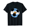 Argentina Flag Soccer Fans T-Shirt - Casual Everyday Wear for Adults - T-Shirt, Sweatshirt, Hoodie
