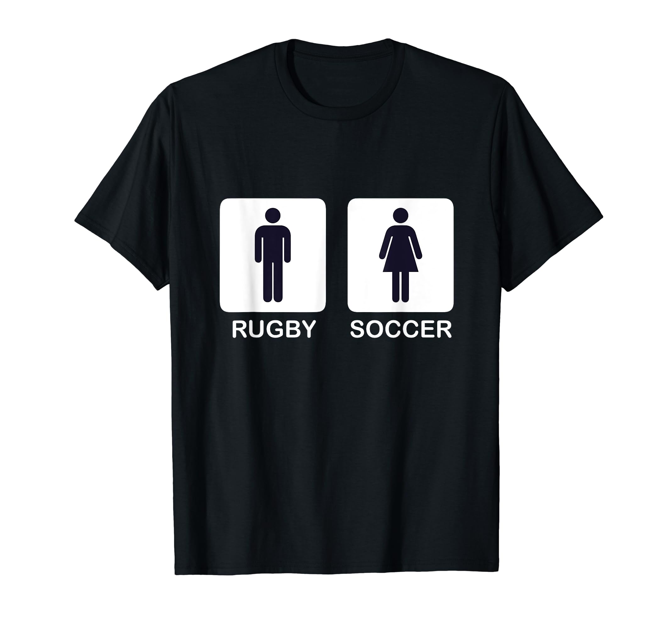 Rugby Rugby Is Soccer Is Ladies T-Shirt - Graphic Print Men Women - T-Shirt, Sweatshirt, Hoodie