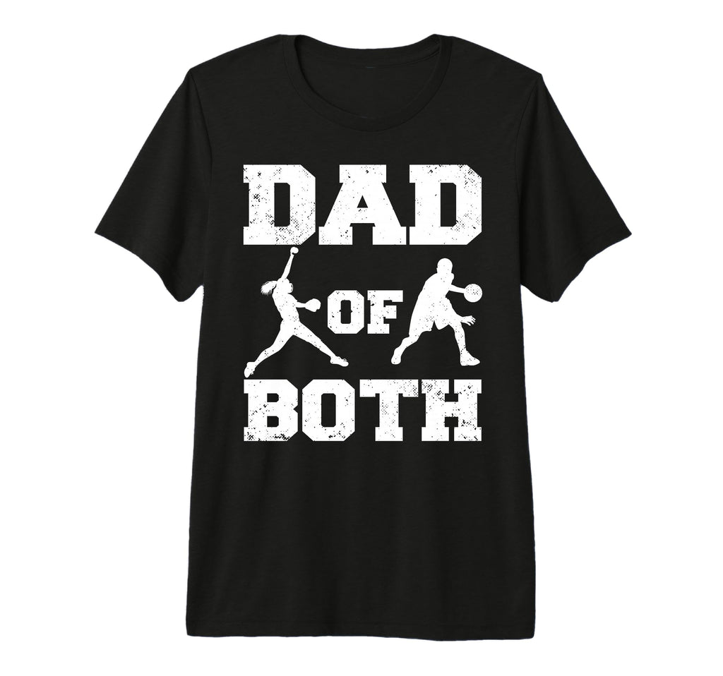 Mens Dad Both Funny Softball T-Shirt - Aesthetic Graphic Men Women - T-Shirt, Sweatshirt, Hoodie