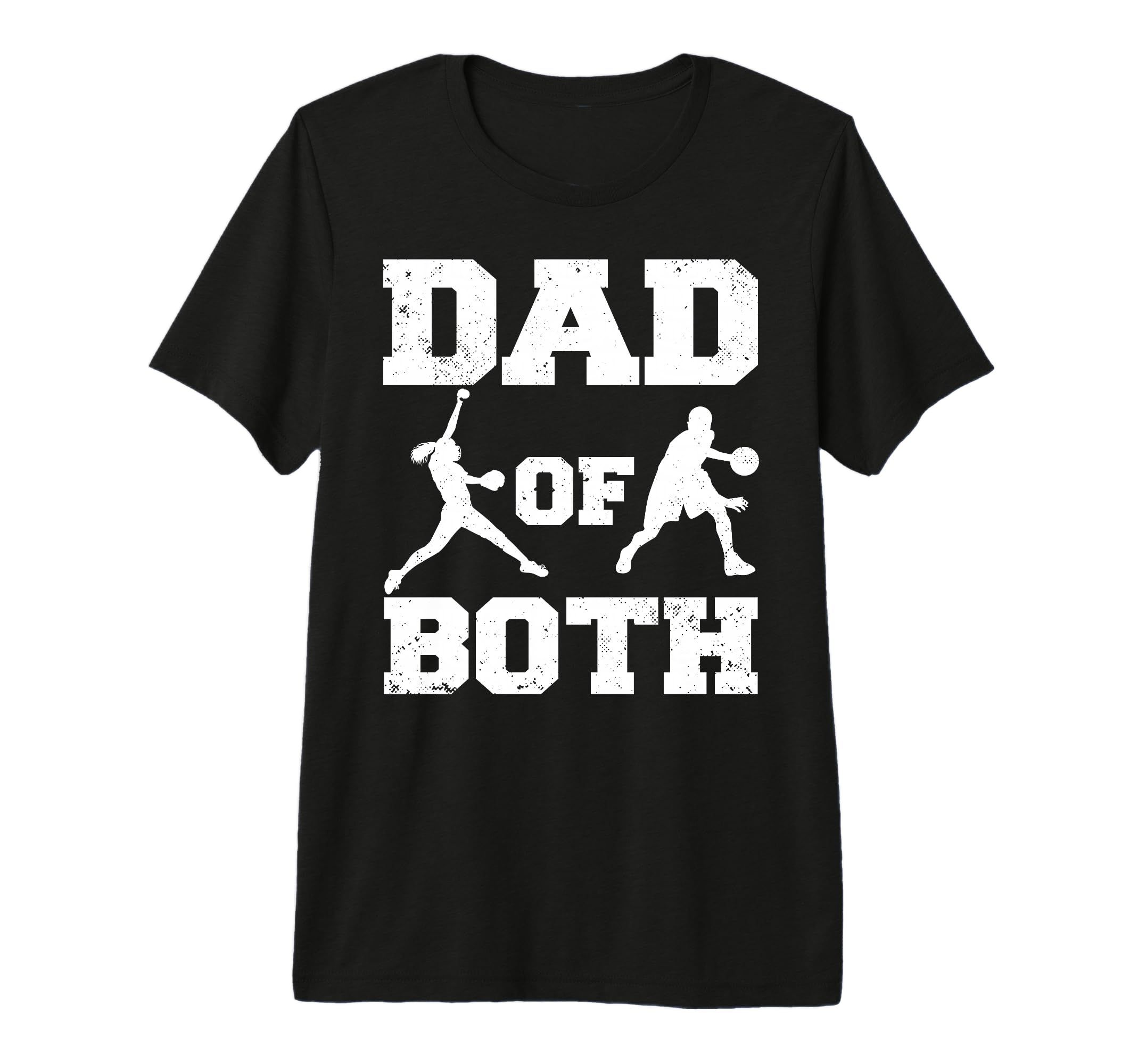 Mens Dad Both Funny Softball T-Shirt - Aesthetic Graphic Men Women - T-Shirt, Sweatshirt, Hoodie