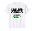 Mens Level Dad Unlocked Level Papa T-Shirt - Custom Art Print for Adults - T-Shirt, Sweatshirt, Hoodie