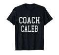 Coach Caleb Custom Football Soccer T-Shirt - Trendy Graphic Unisex - T-Shirt, Sweatshirt, Hoodie