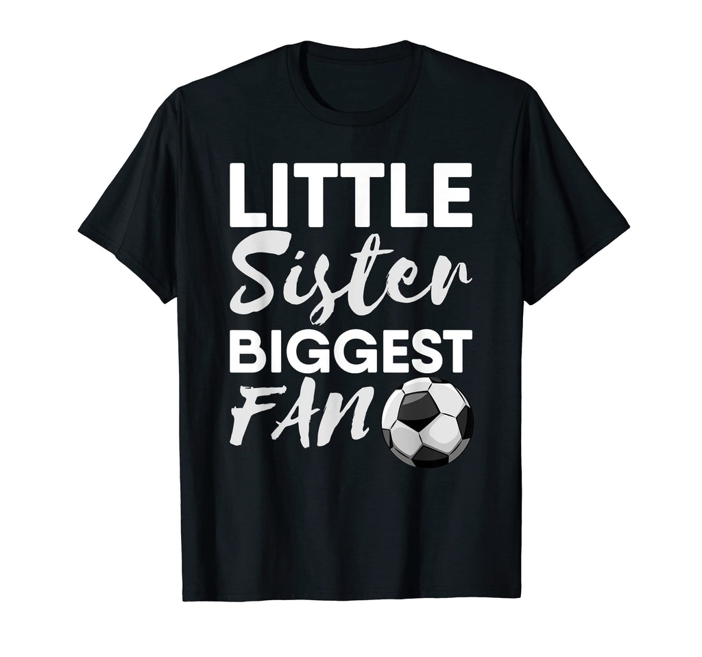 Little Sister Biggest Fan Sibling T-Shirt - Aesthetic Graphic Men Women - T-Shirt, Sweatshirt, Hoodie