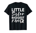 Little Sister Biggest Fan Sibling T-Shirt - Aesthetic Graphic Men Women - T-Shirt, Sweatshirt, Hoodie
