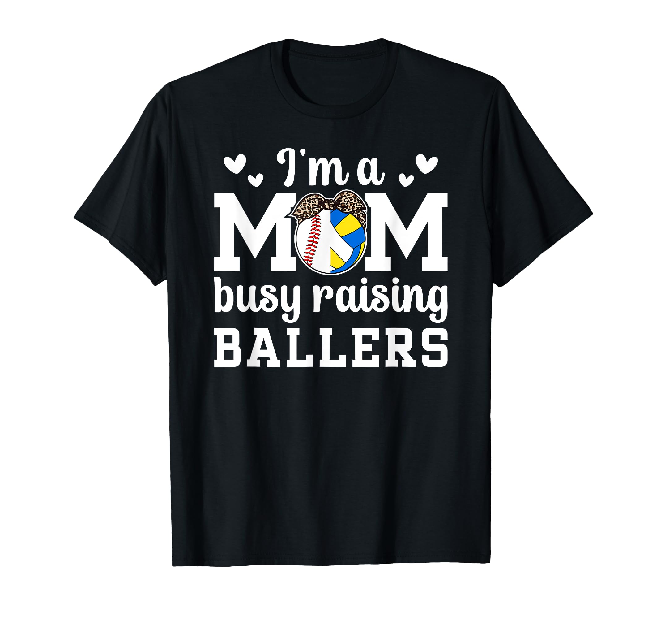 Im Mom Busy Raising Ballers Baseball T-Shirt - Novelty Apparel Men Women - T-Shirt, Sweatshirt, Hoodie