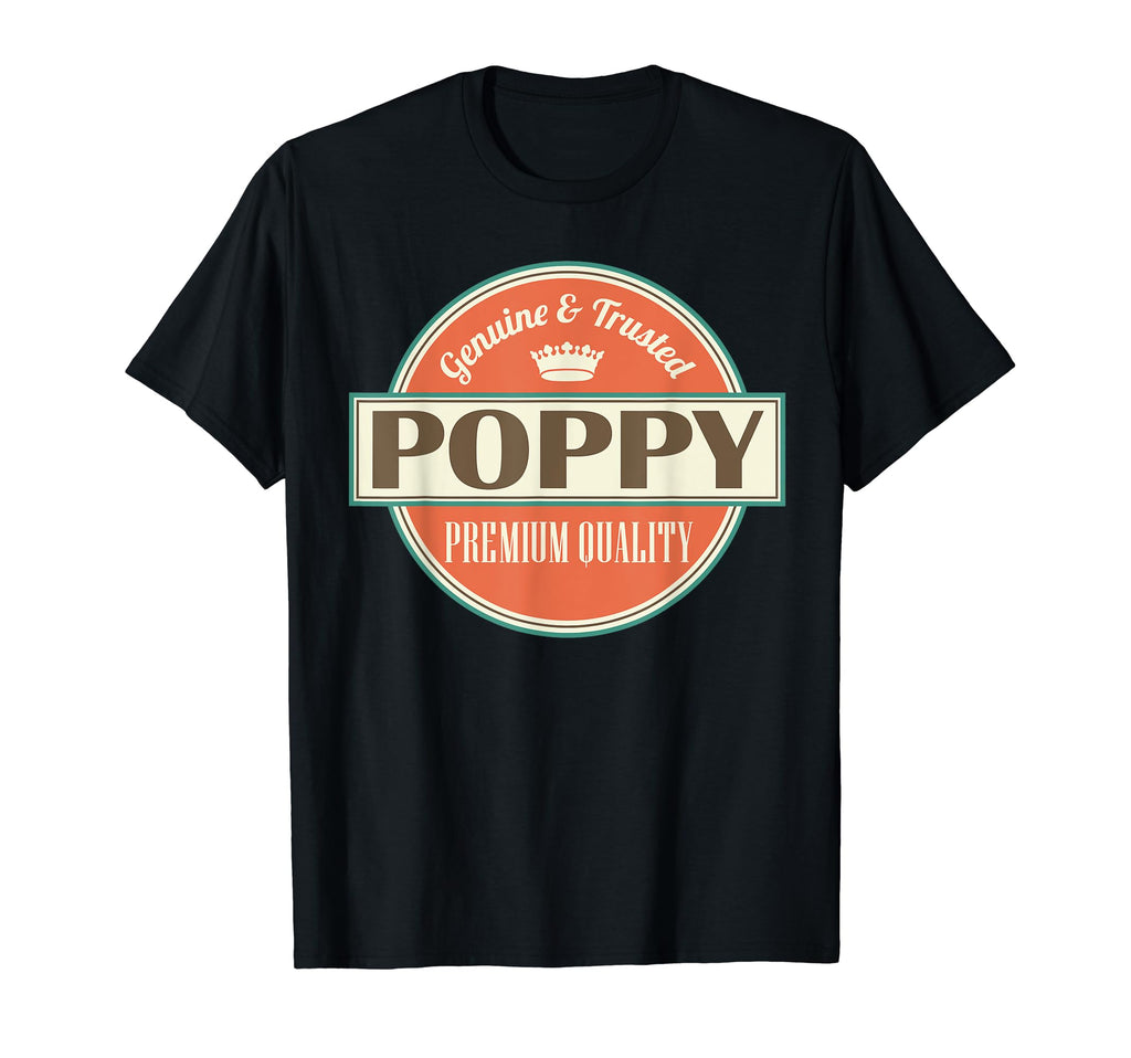 Poppy Grandpa Fathers Day Gift T-Shirt - Graphic Print Unisex - T-Shirt, Sweatshirt, Hoodie