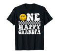 One Happy Dude 1St Birthday One Grandpa T-Shirt - Minimalist Print Unisex - T-Shirt, Sweatshirt, Hoodie