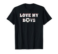 Love My Mom Dad Soccer Cheer Ladies T-Shirt - Trendy Graphic for Adults - T-Shirt, Sweatshirt, Hoodie
