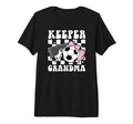 Groovy Soccer Keeper Grandma Soccer T-Shirt - Fun Novelty Design Unisex - T-Shirt, Sweatshirt, Hoodie