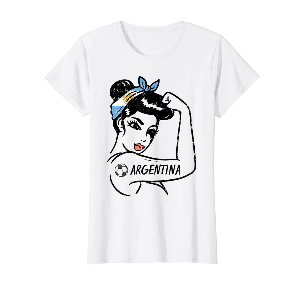 Womens Unbreakable Argentina Flag T-Shirt - Casual Everyday Wear Unisex - T-Shirt, Sweatshirt, Hoodie