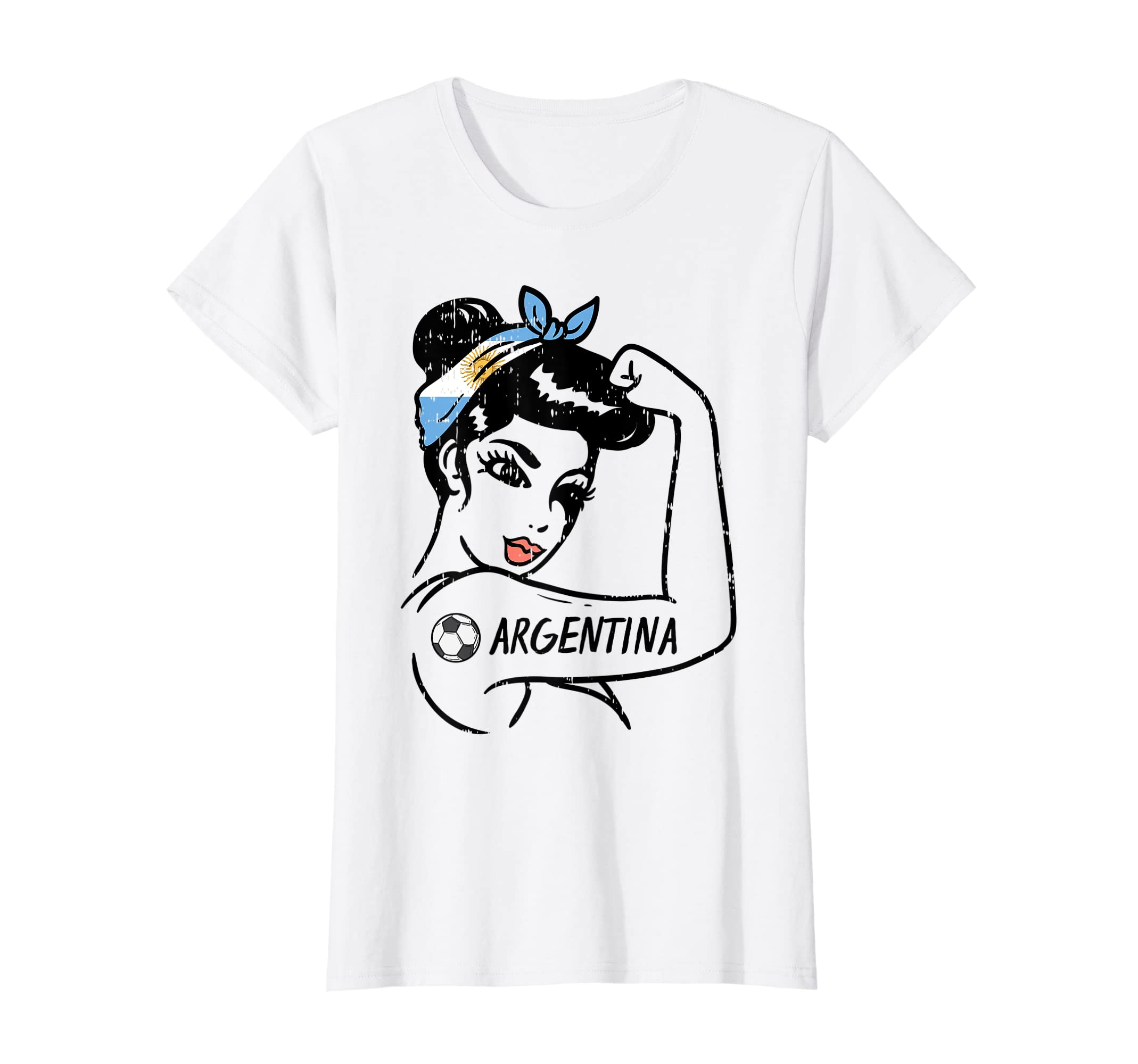 Womens Unbreakable Argentina Flag T-Shirt - Casual Everyday Wear Unisex - T-Shirt, Sweatshirt, Hoodie