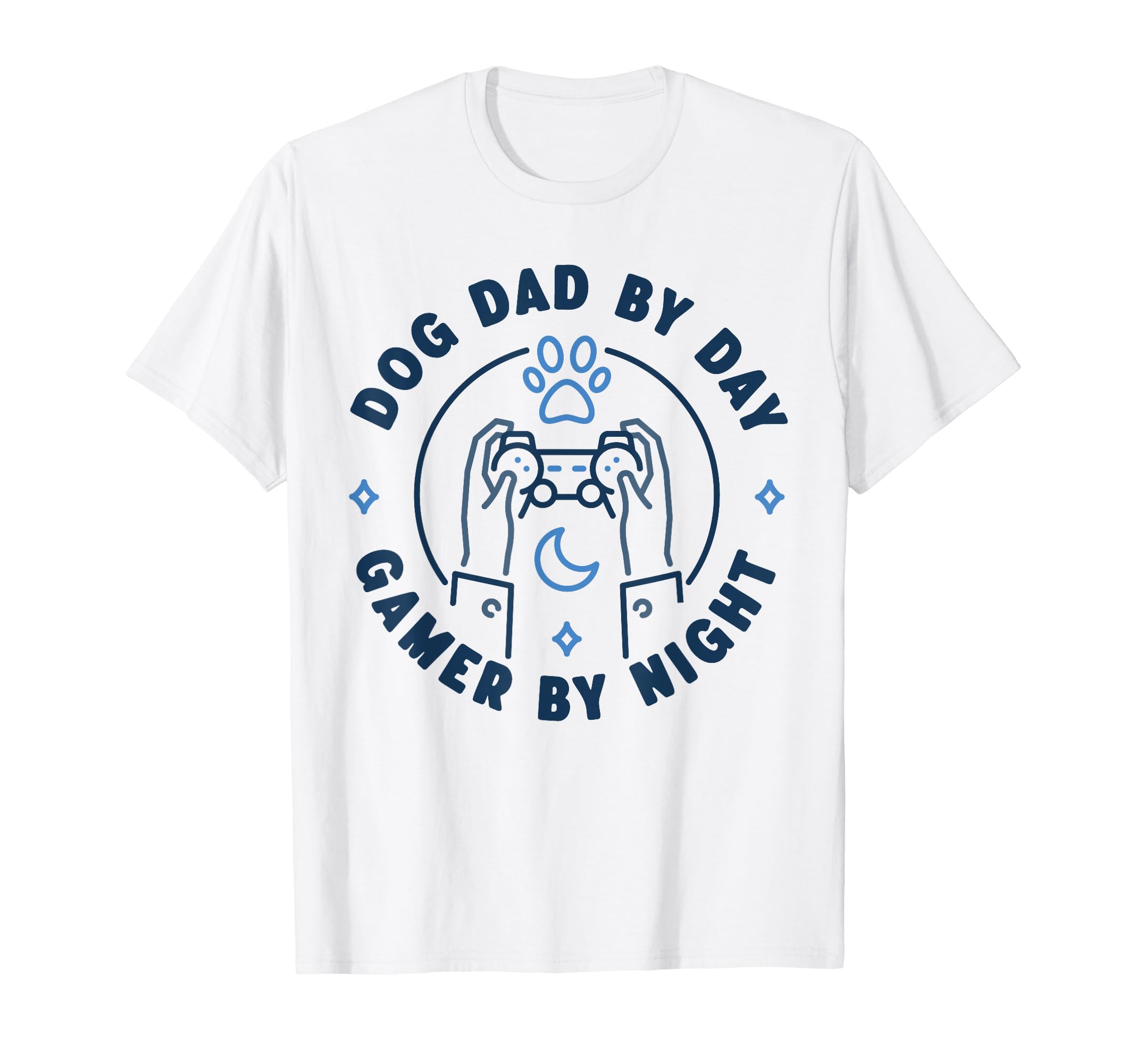 Fathers Day Dog Dad Day Gamer Night T-Shirt - Streetwear Style for Adults - T-Shirt, Sweatshirt, Hoodie