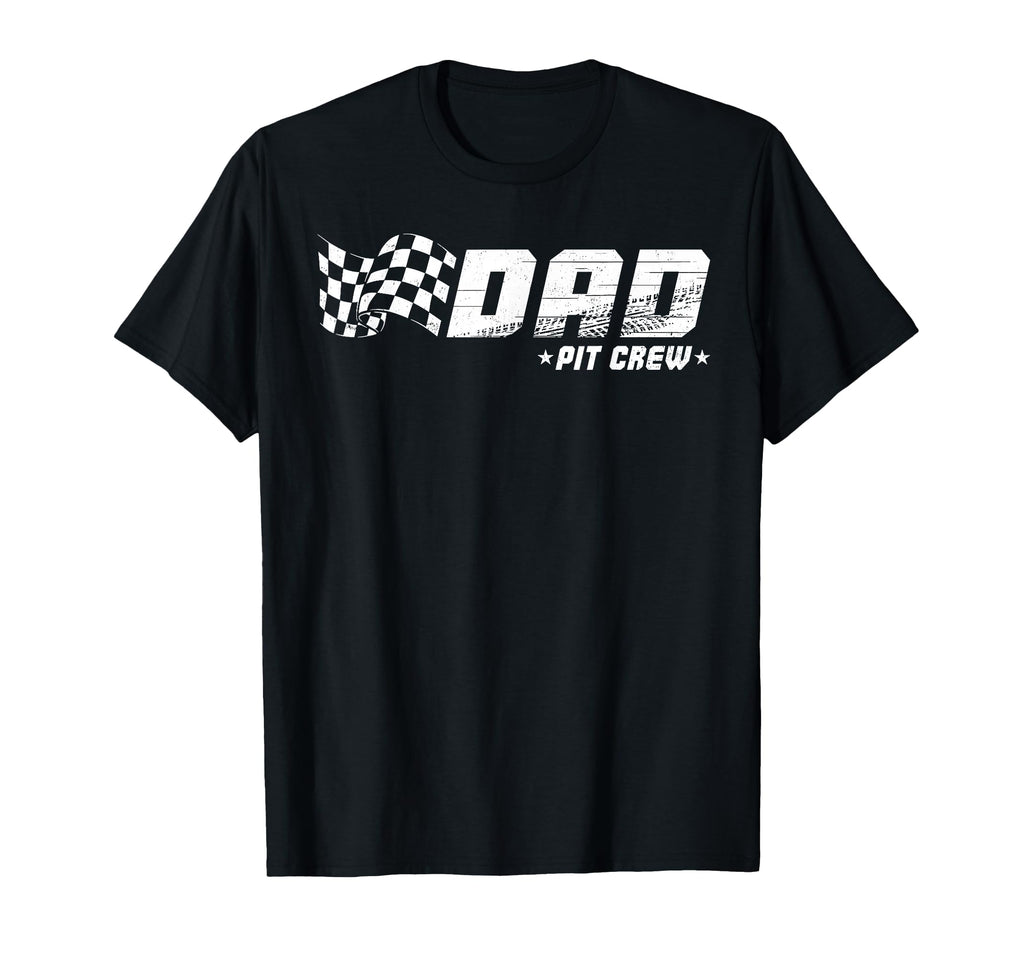 Dad Pit Crew Race Car Birthday T-Shirt - Custom Art Print for Adults - T-Shirt, Sweatshirt, Hoodie
