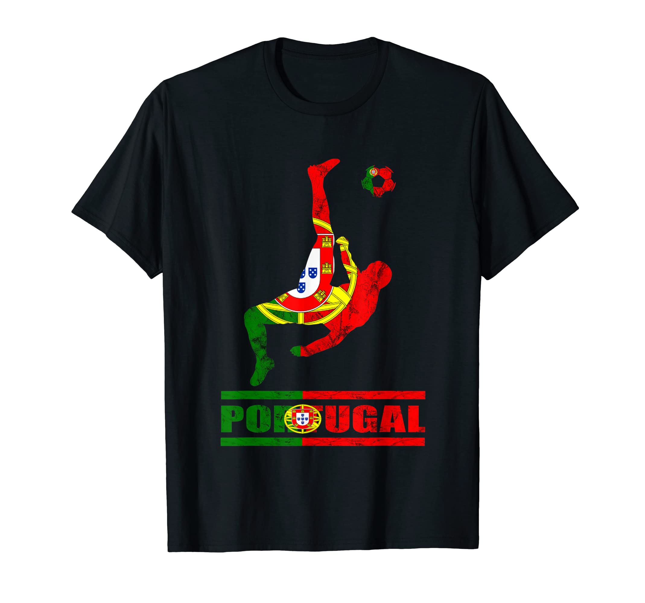 Portugal Futebol Portuguese Flag T-Shirt - Fun Novelty Design Men Women - T-Shirt, Sweatshirt, Hoodie