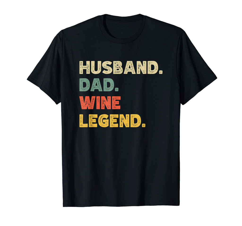 Mens Mens Funny Husband Dad Wine Legend T-Shirt - Unique Graphic for Adults - T-Shirt, Sweatshirt, Hoodie