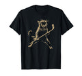 Cat Playing Ice Hockey T-Shirt - Custom Art Print for Adults - T-Shirt, Sweatshirt, Hoodie