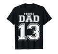 Custom Proud Volleyball Dad Number T-Shirt - Aesthetic Graphic Men Women - T-Shirt, Sweatshirt, Hoodie