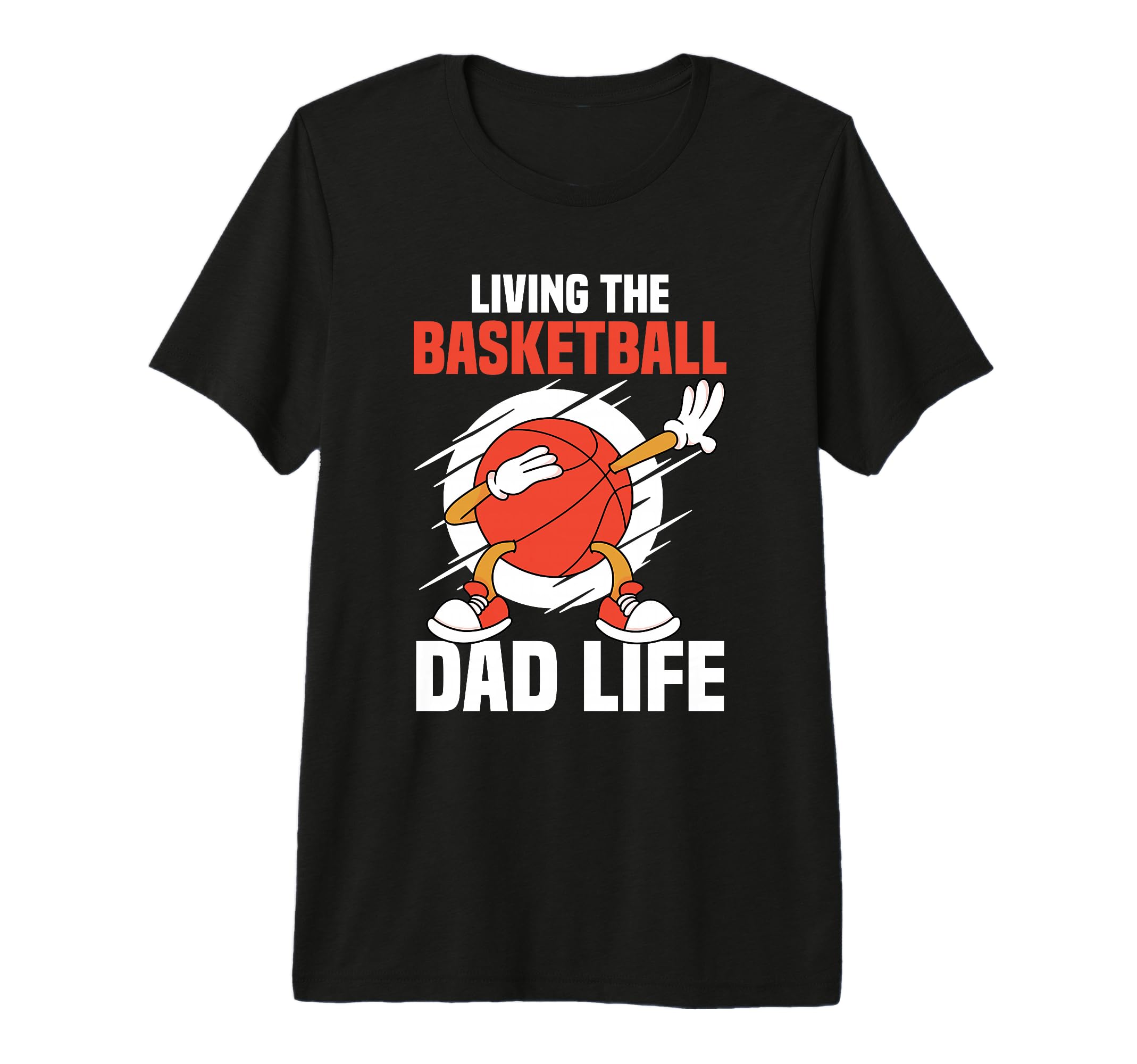 Fathers Day Basketball Dad Game Day Tri T-Shirt - Unique Graphic Men Women - T-Shirt, Sweatshirt, Hoodie