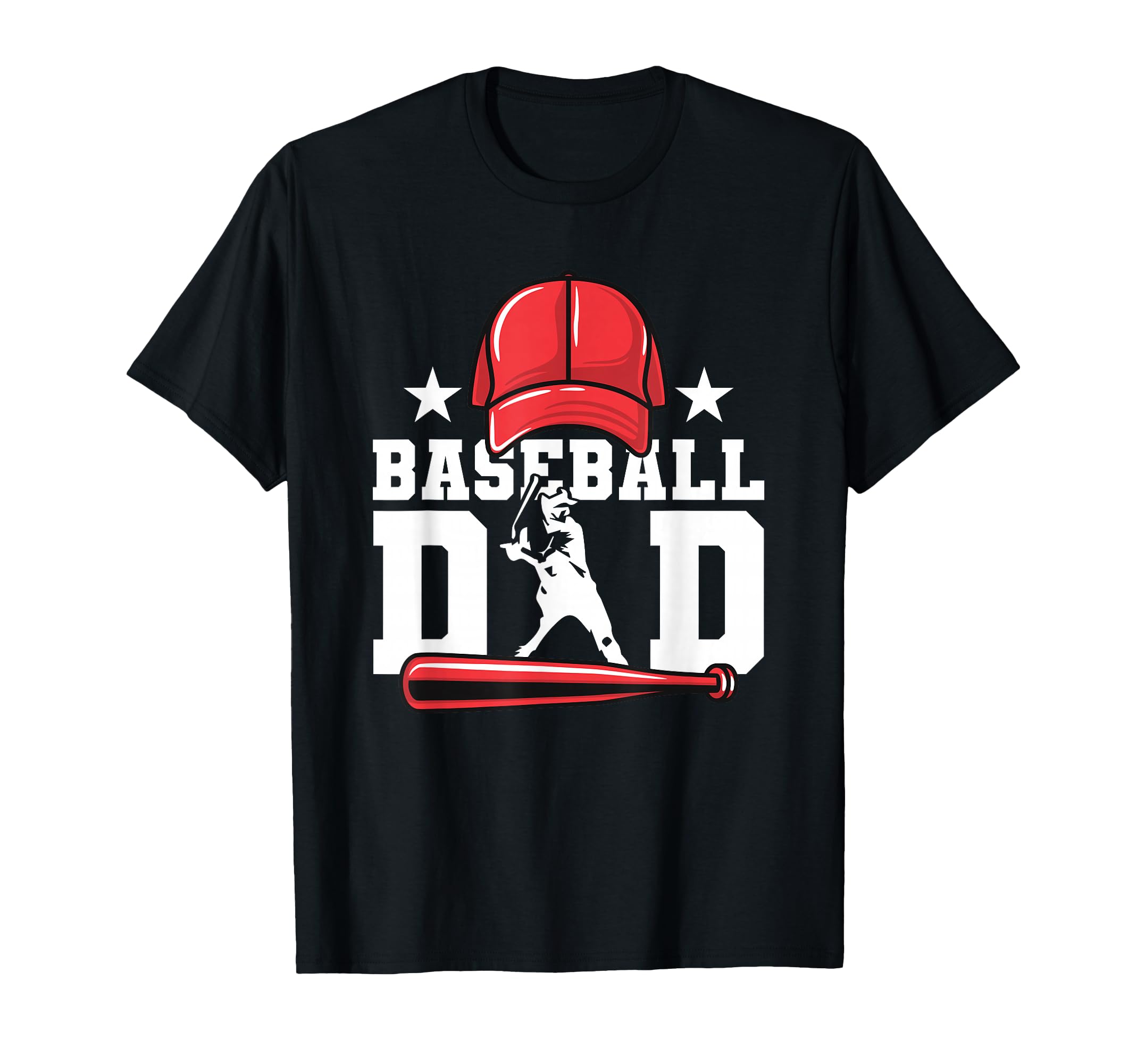 Baseball Baseball Dad Daddy Fathers T-Shirt - Casual Everyday Wear Unisex - T-Shirt, Sweatshirt, Hoodie