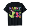 Nanny Three Rex Birthday Dinosaur T-Shirt - Aesthetic Graphic for Adults - T-Shirt, Sweatshirt, Hoodie