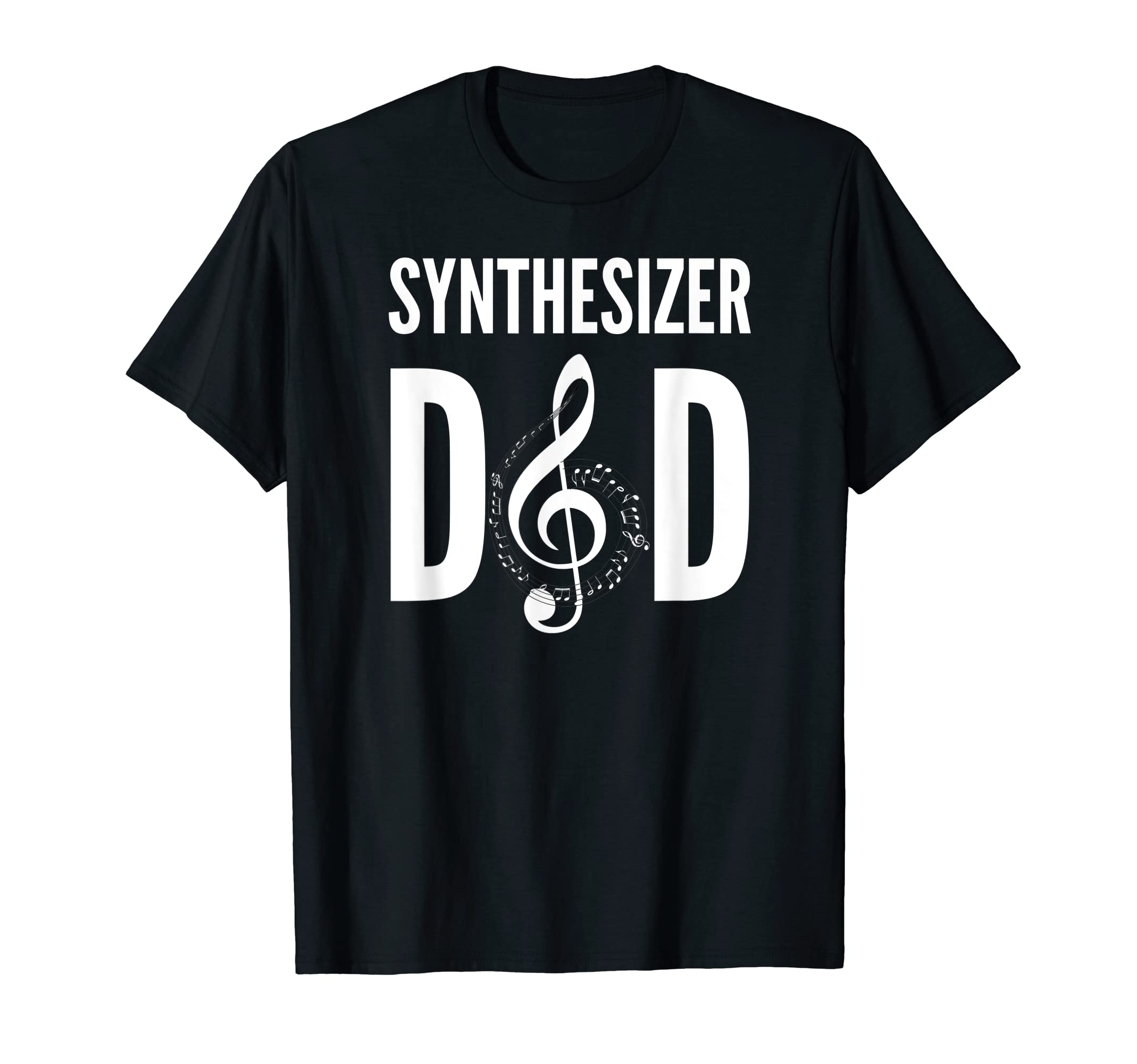 Mens Synthesizer Dad Music Treble T-Shirt - Casual Everyday Wear Men Women - T-Shirt, Sweatshirt, Hoodie