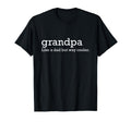 Grandpa Like Dad But Way Cooler Small T-Shirt - Unique Graphic for Adults - T-Shirt, Sweatshirt, Hoodie