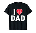 I Love Heart Dad Love Hot Dads Baseball T-Shirt - Trendy Graphic Men Women - T-Shirt, Sweatshirt, Hoodie