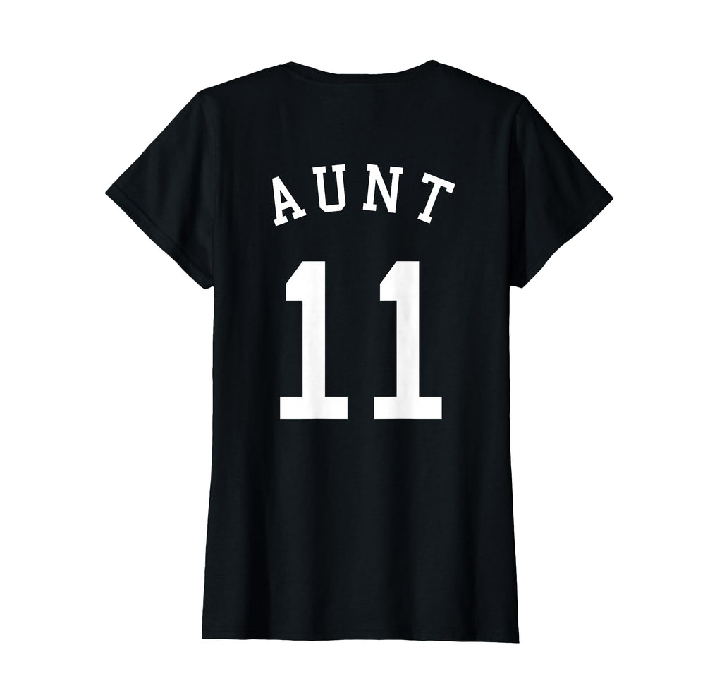 Aunt Team No 11 Basketball Hockey T-Shirt - Fun Novelty Design for Adults - T-Shirt, Sweatshirt, Hoodie