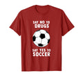 Red Ribbon Week Say No To Drugs Say Yes T-Shirt - Custom Art Print Unisex - T-Shirt, Sweatshirt, Hoodie