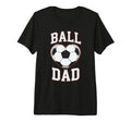Mens Ball Dad Heart Soccer Father Player T-Shirt - Trendy Graphic Unisex - T-Shirt, Sweatshirt, Hoodie