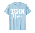 Team Team Blue Gender Reveal Party T-Shirt - Minimalist Print Men Women - T-Shirt, Sweatshirt, Hoodie