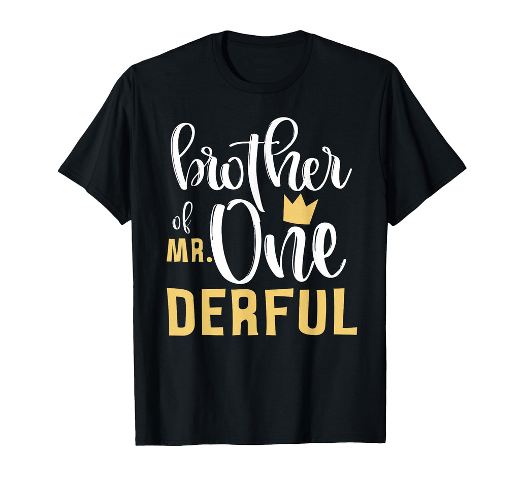 Brother Mr Onederful 1St Birthday First T-Shirt - Custom Art Print Unisex - T-Shirt, Sweatshirt, Hoodie