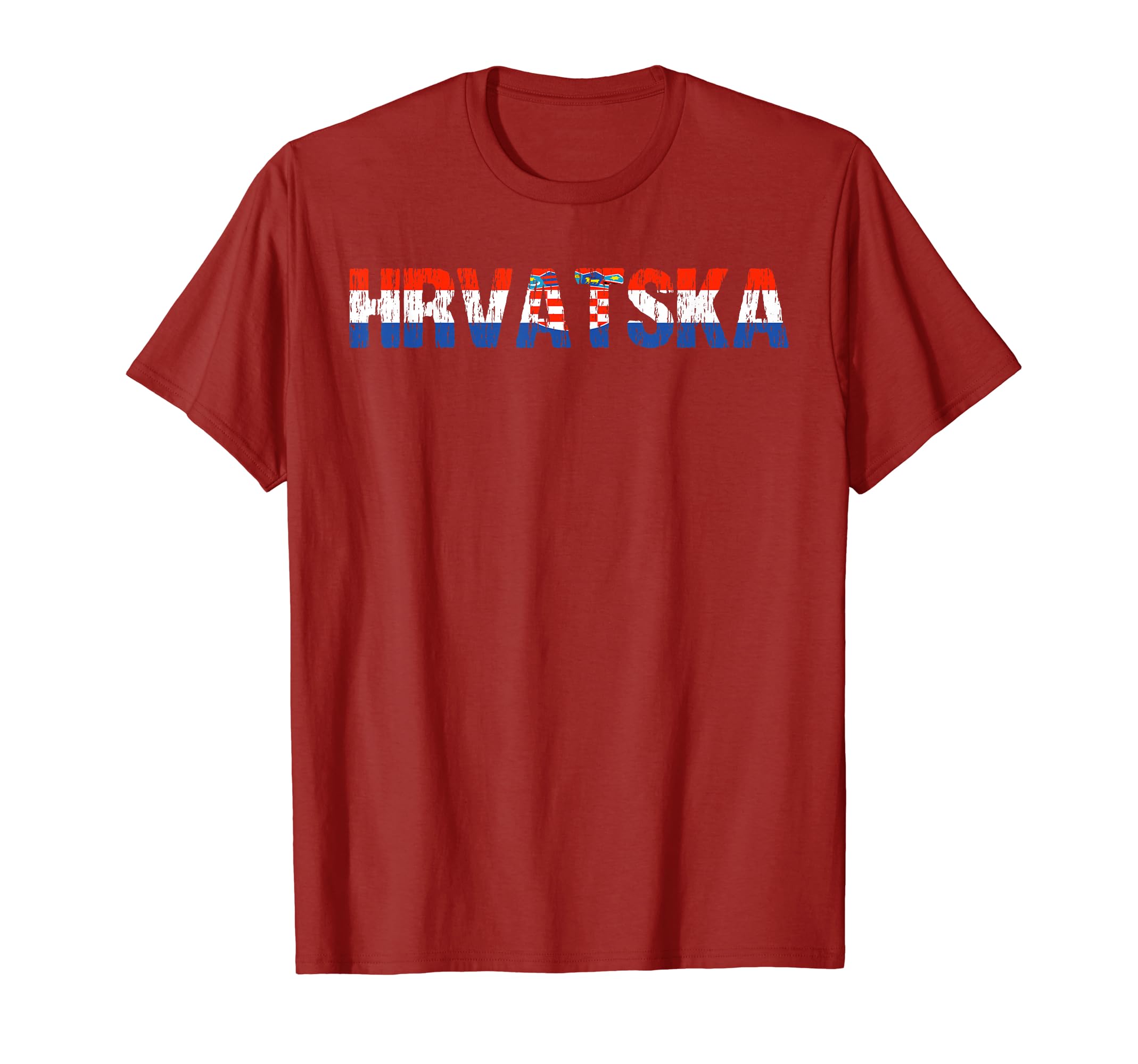 Hrvatska Croatia Soccer Flag Croatian T-Shirt - Trendy Graphic for Adults - T-Shirt, Sweatshirt, Hoodie
