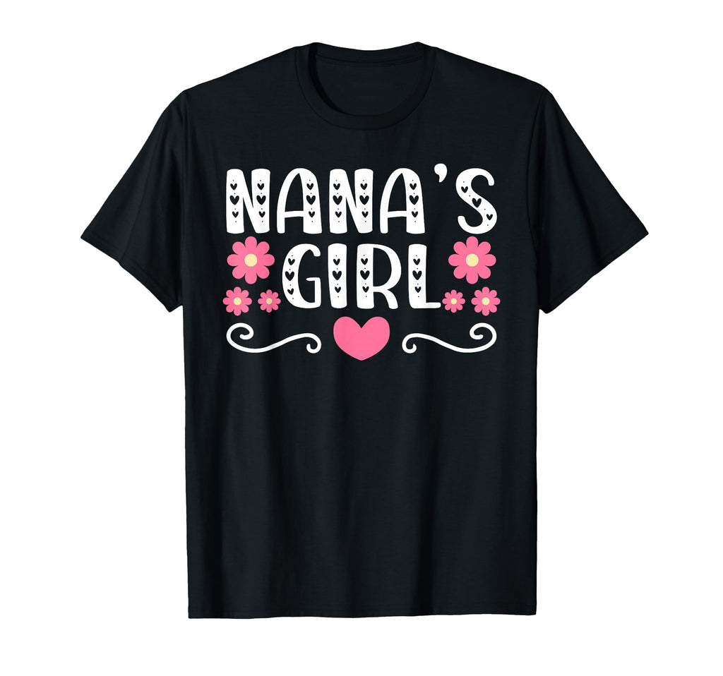 Nanas Heart From Nana To Granddaughter T-Shirt - Aesthetic Graphic Unisex - T-Shirt, Sweatshirt, Hoodie