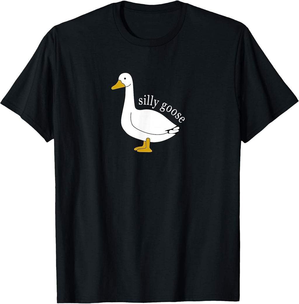 Funny Silly Goose Meme Cute Aesthetic Trendy Clothing - Adult & Kids T-Shirts, Sweatshirts & Hoodies apparel design preview 1